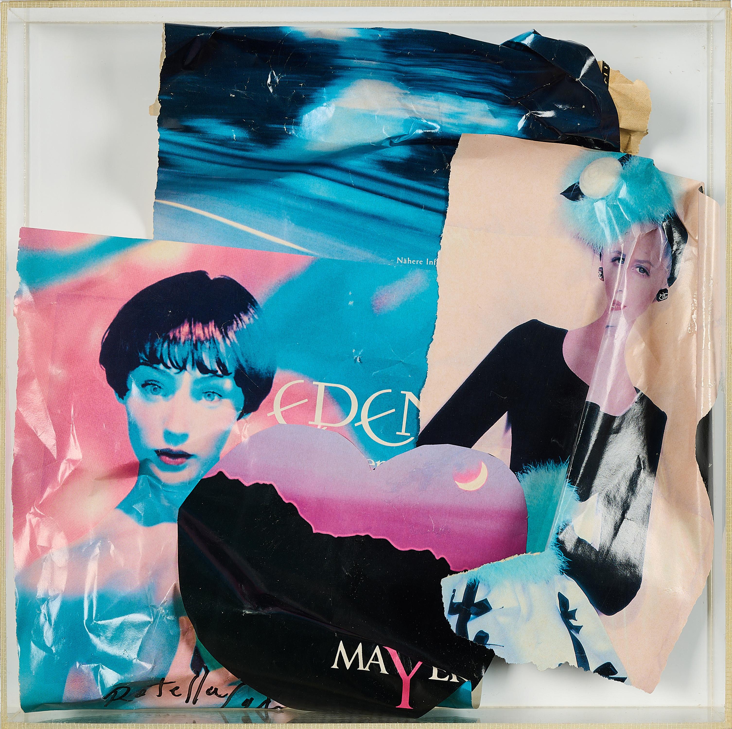 Mimmo Rotella - My love your love.