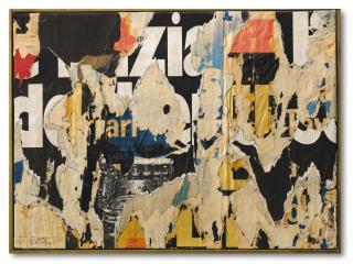 Mimmo Rotella - Scrittura Az