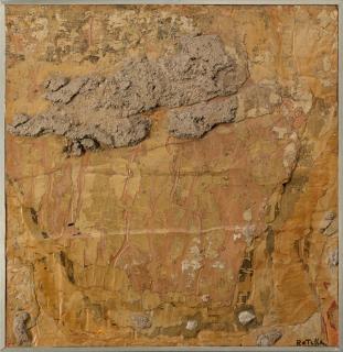 Mimmo Rotella - Senza titolo (retro d’affiche)