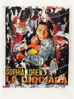 Mimmo Rotella - Sophia Loren - La Ciociara