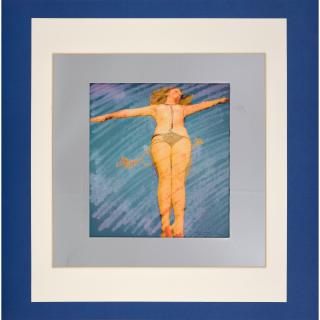 Mimmo Rotella - Untitled, with Francis Dufrêne, Untitled, from N.R. (Nouveaux Realists) Portfolio (2 works)