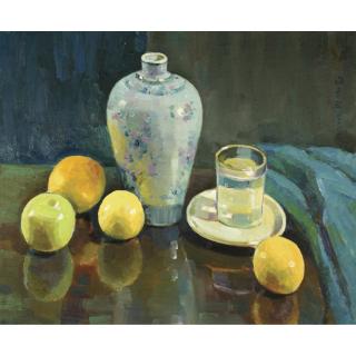 Min Xiwen - Famille-Rose Meiping And Fruit