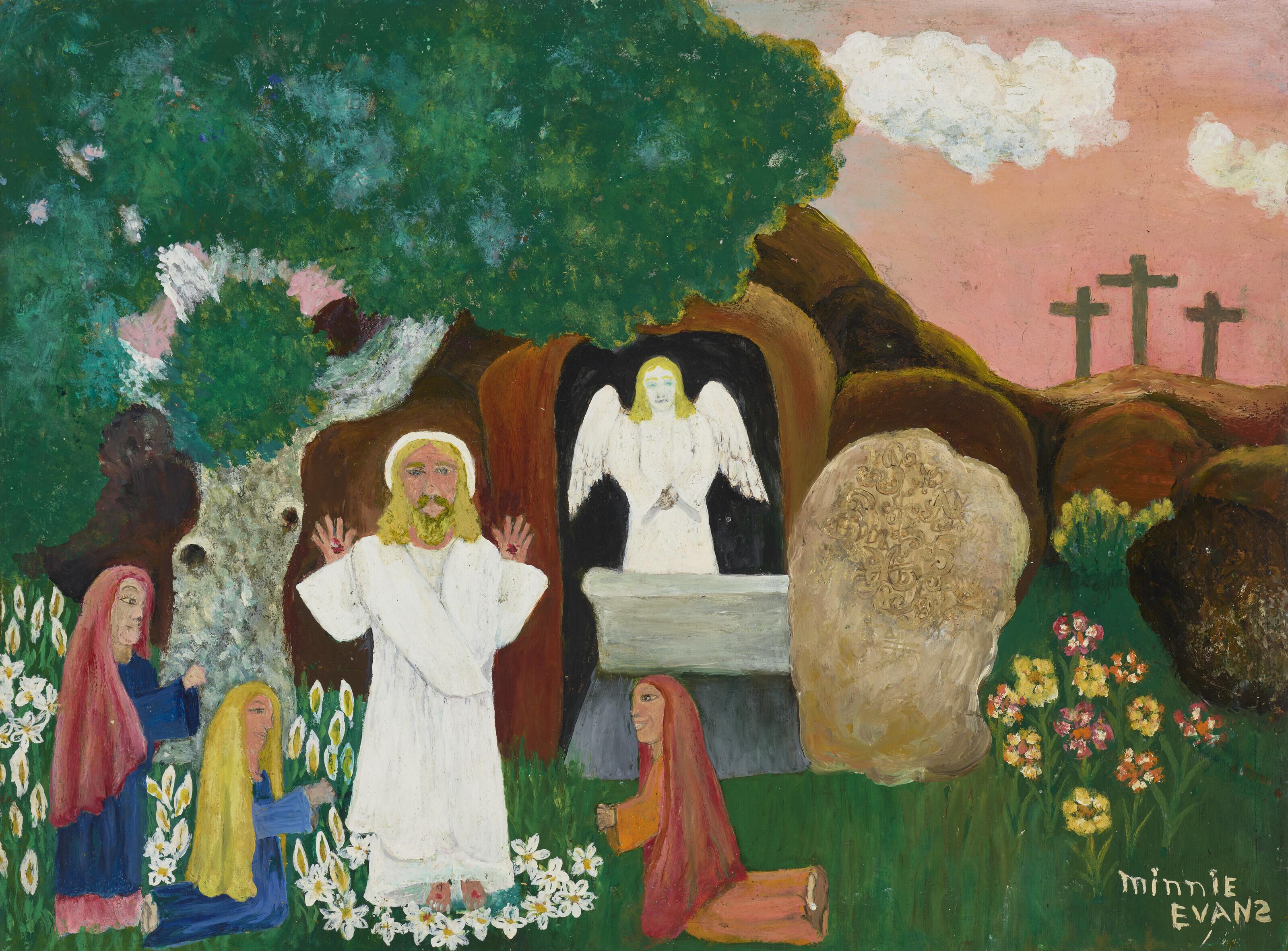 Minnie Evans - Resurrection