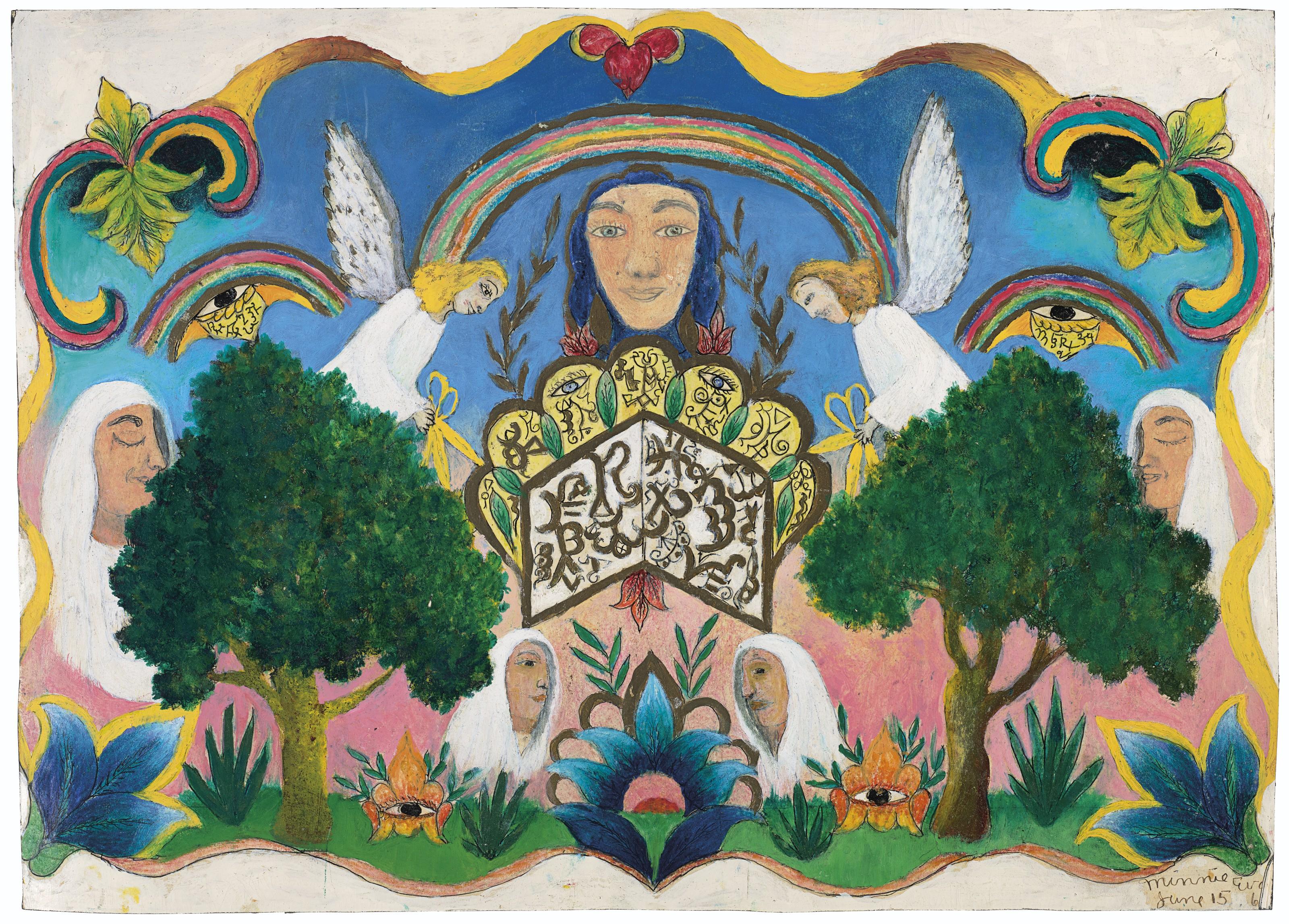 Minnie Evans - Untitled, 1963