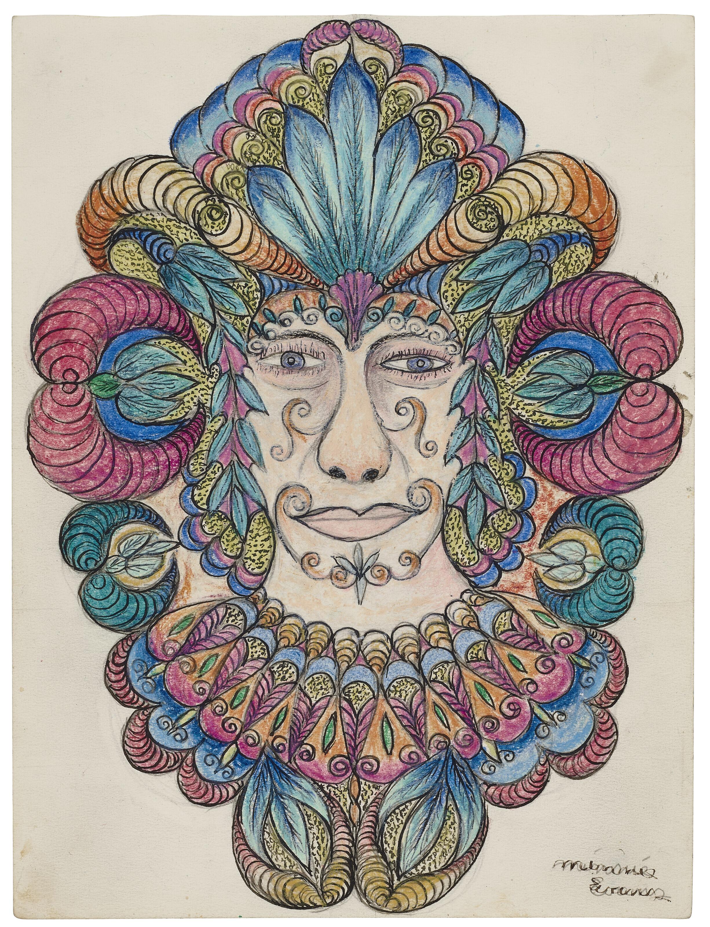 Minnie Evans - Untitled