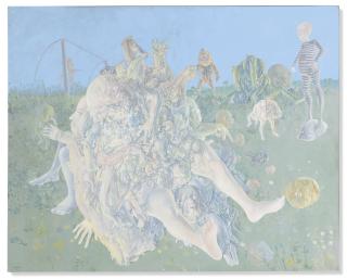 Miodrag Djuric Dado - La Mère - Terre engendrant des enfants pour mieux les dévorer