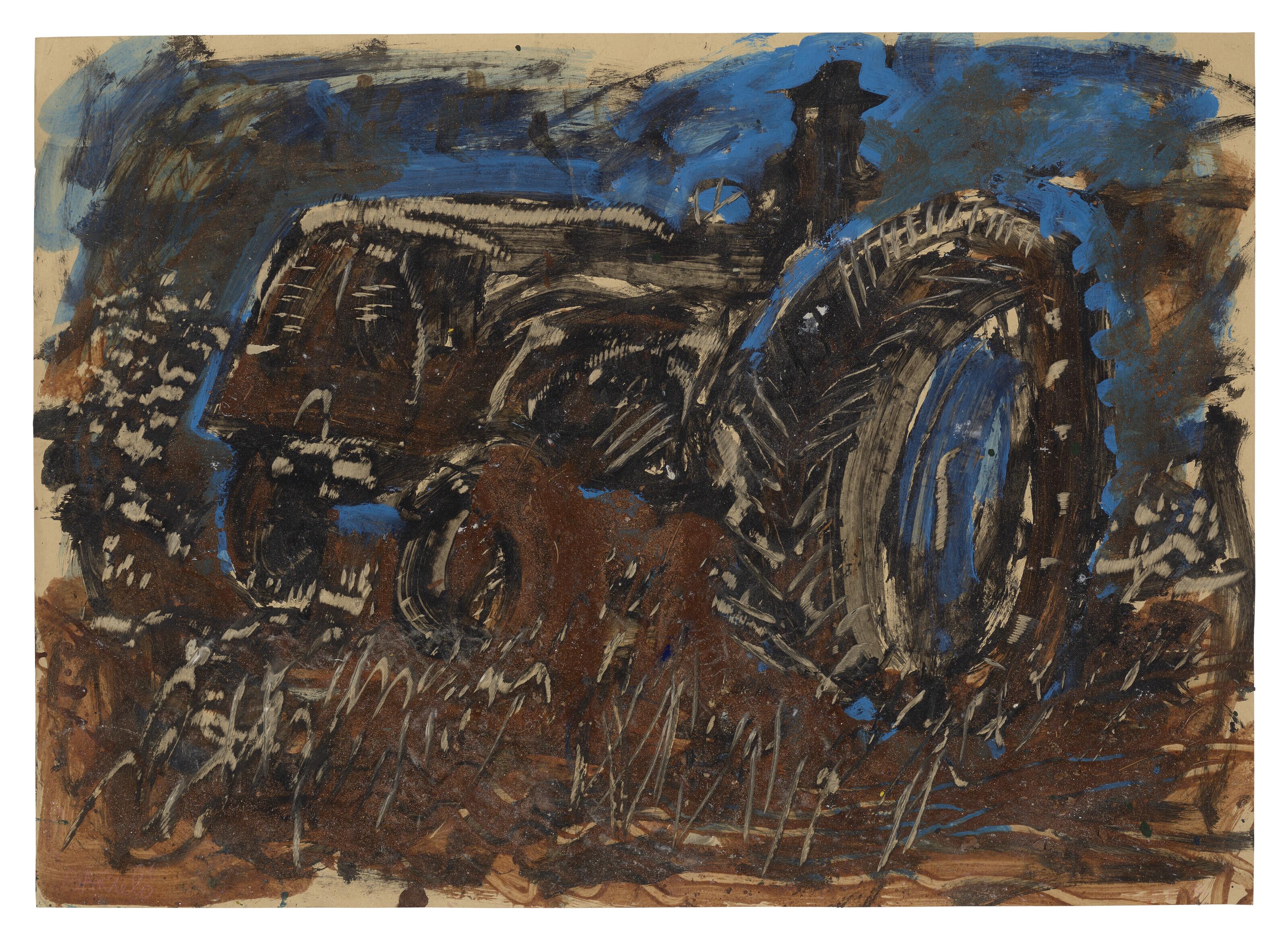 Miquel Barceló - Apunte de Tractor