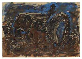 Miquel Barceló - Apunte de Tractor