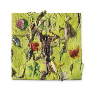 Miquel Barceló - Diptyque vert-citron