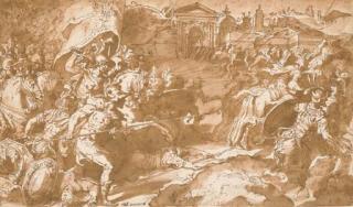 Mirabello Cavalori - The Armies of Pietro Farnese At The Relief of Bologna