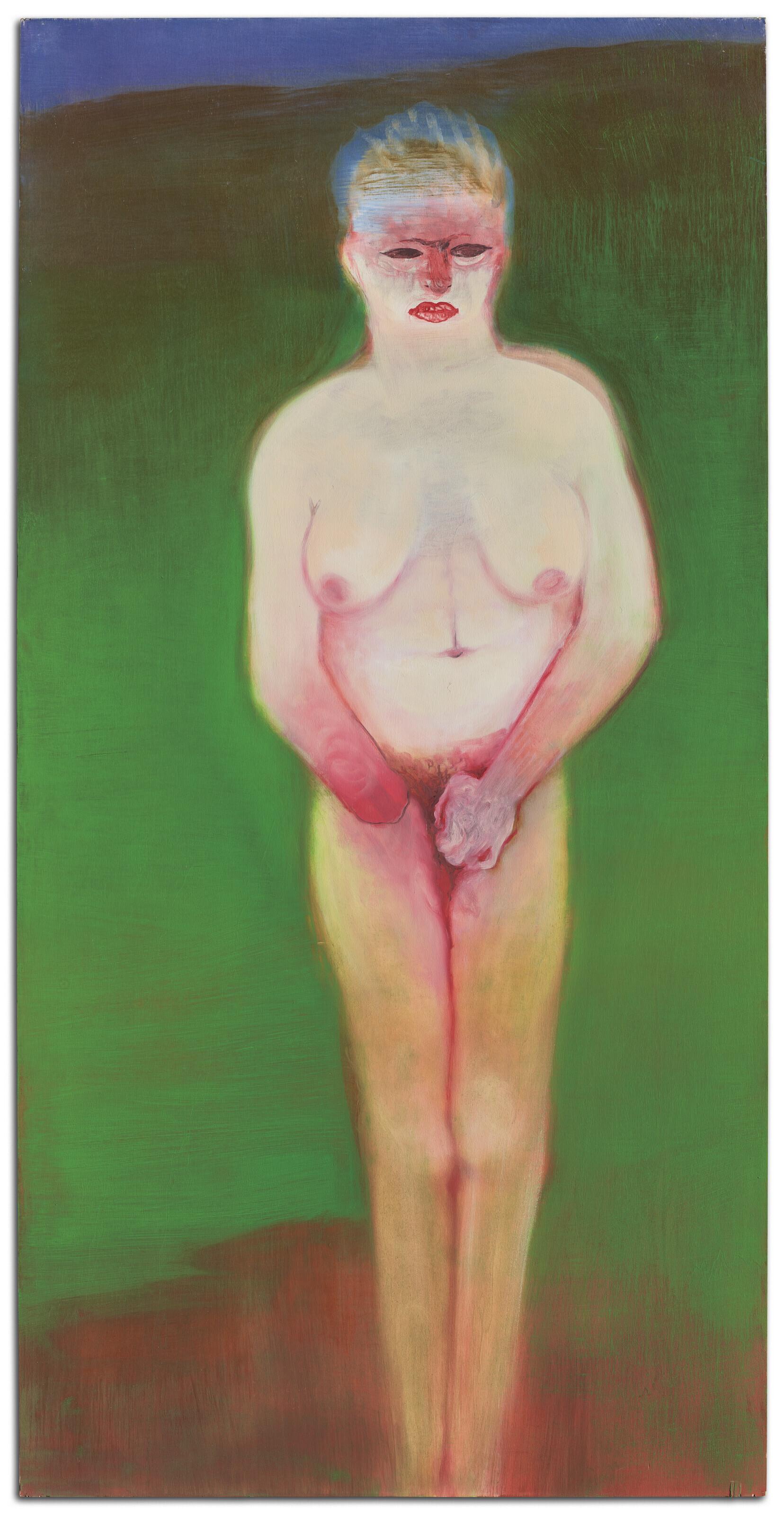 Miriam Cahn - herumstehen, 9. + 29.1. + 13.4.17 (standing around, 9. + 29.1. + 13.4.17)