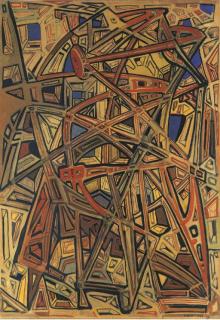 Mirko Basaldella - Composizione per il monumento delle Fosse Ardeatine