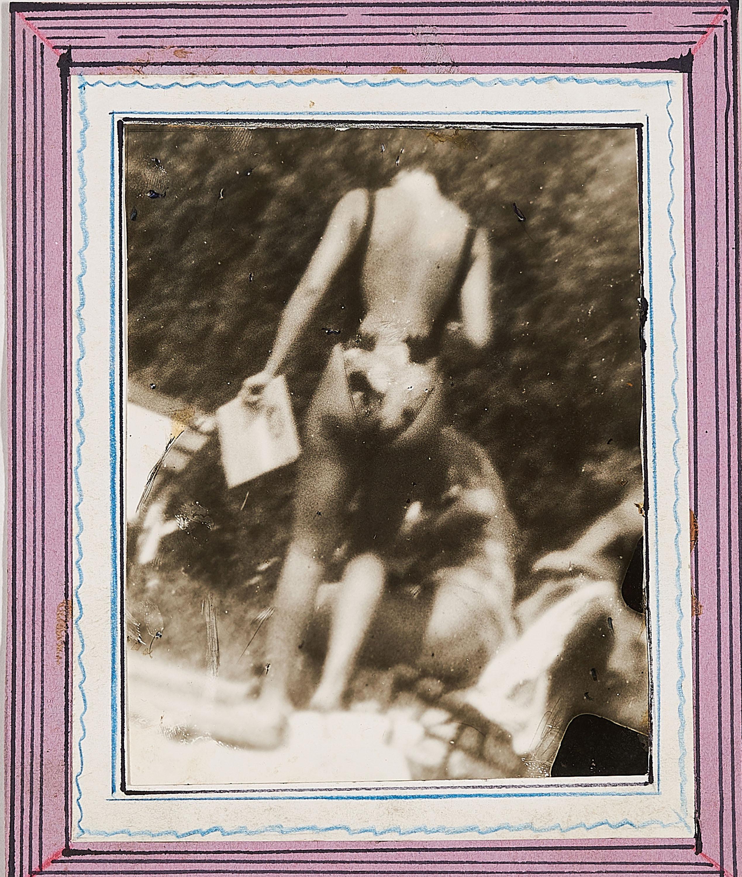 Miroslav Tichý - Frau im Badeanzug.