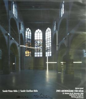 Mischa Kuball - Ohne Titel (Ausstellungsplakat St. Peter Köln)