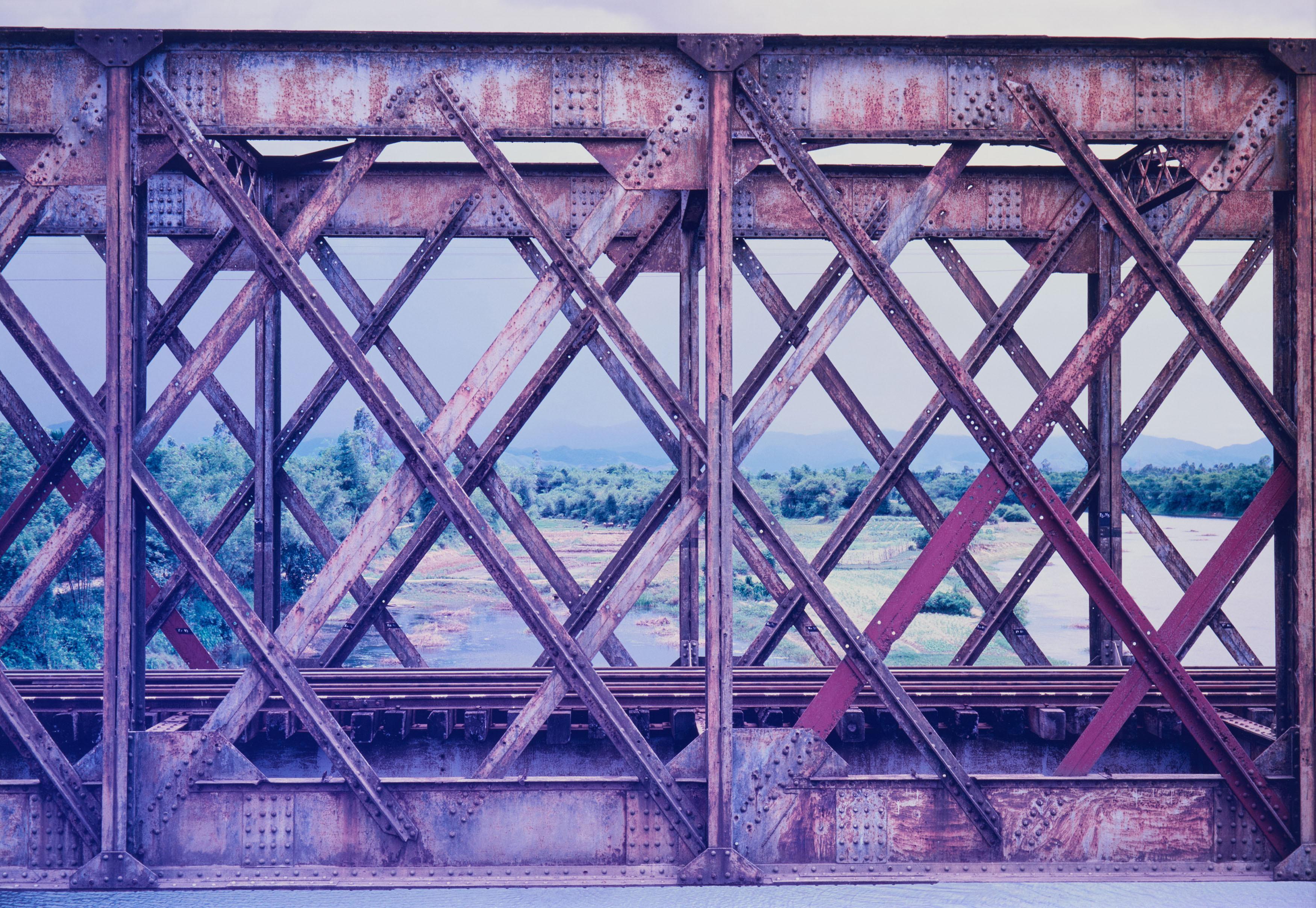 Mitch Epstein - Railroad Bridge, Quang Tri Vietnam.