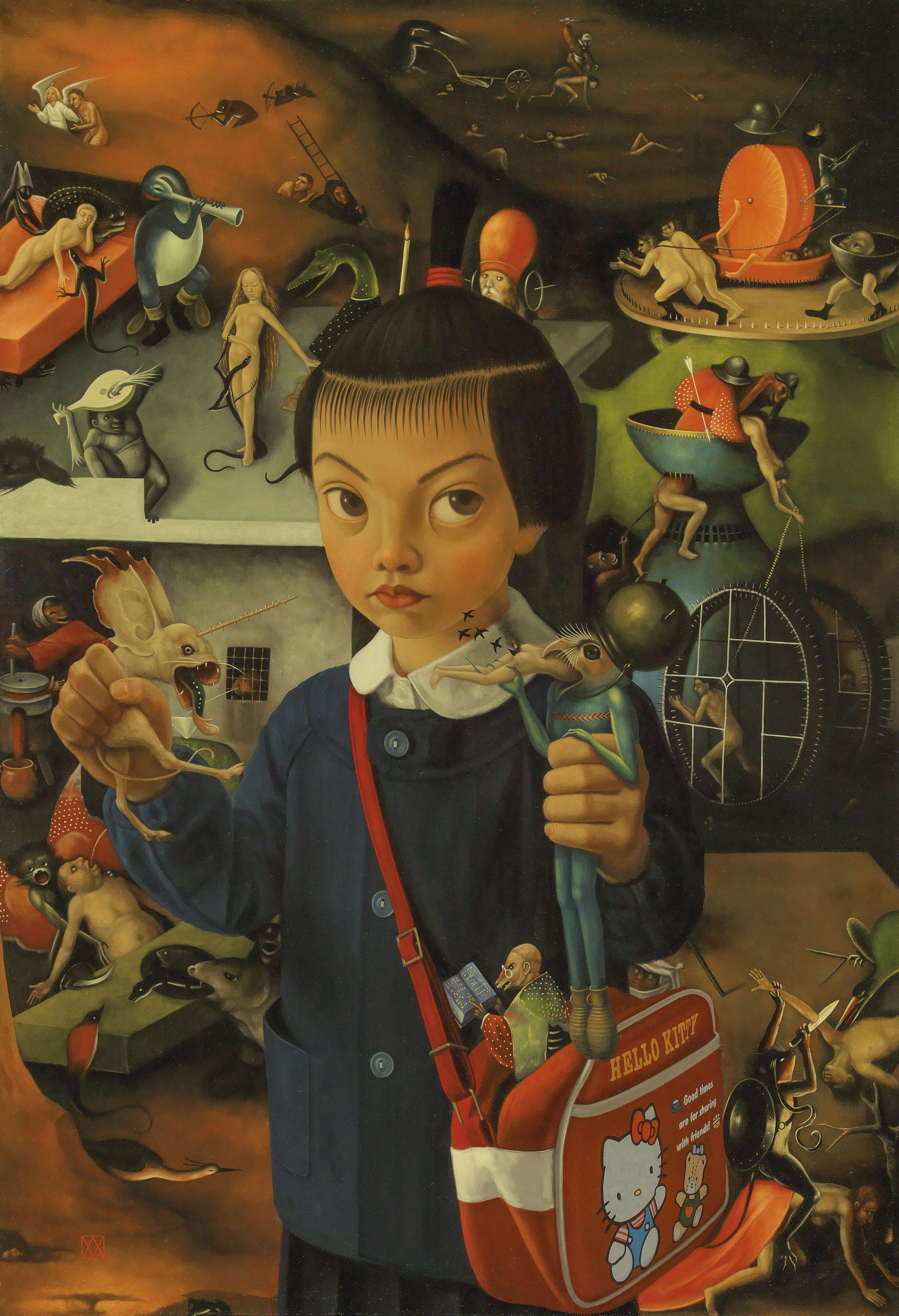 Mitsuru Watanabe - Naoko Playing in Bosch\'s Last Judgement