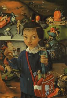 Mitsuru Watanabe - Naoko Playing in Bosch\'s Last Judgement