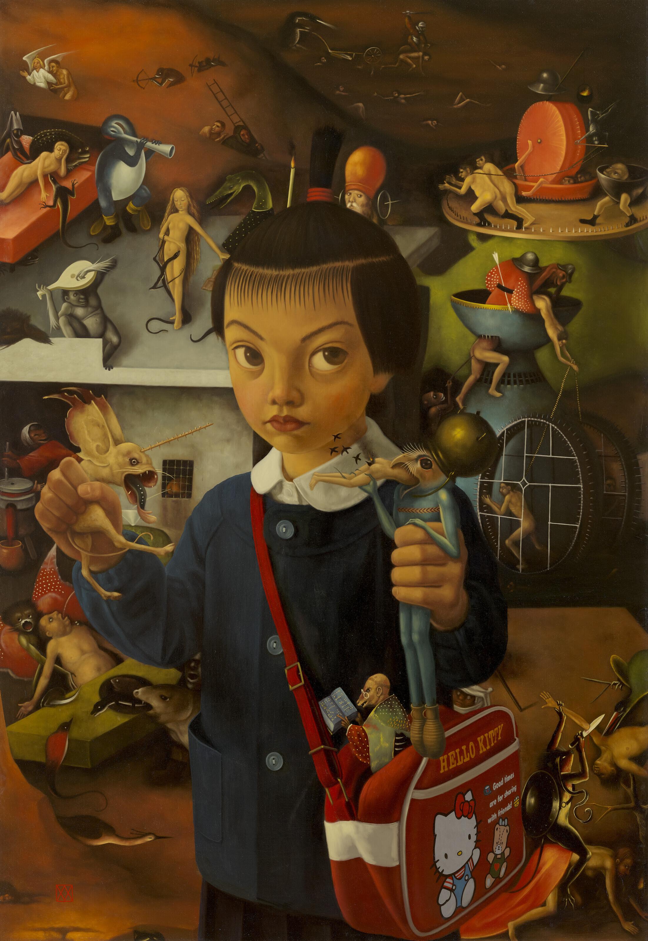 Mitsuru Watanabe - Naoko Playing in Bosch’s Last Judgement