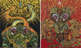 Miwa Komatsu - Guardian - Water; & Guardian - Fire