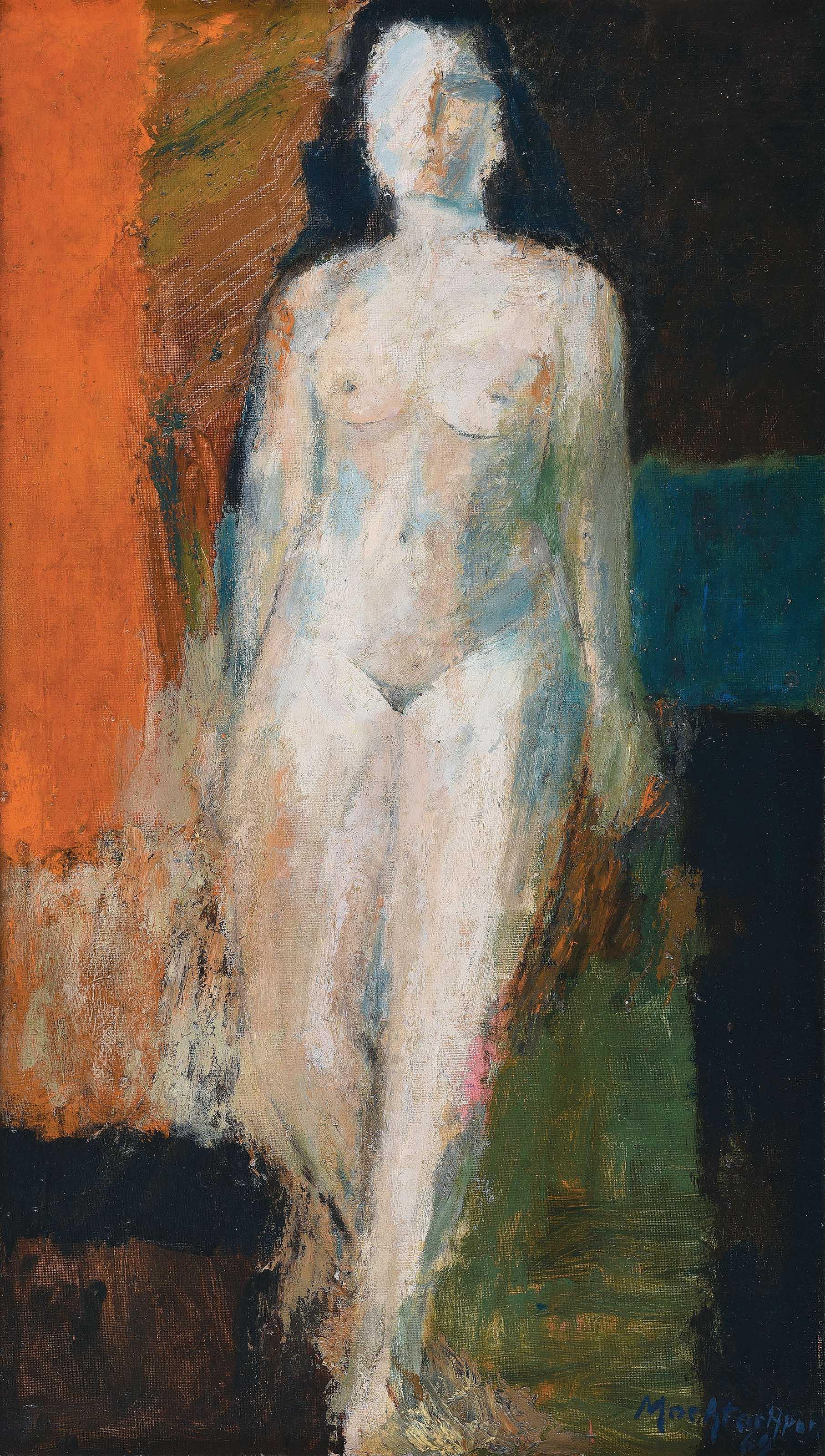 Mochtar Apin - Standing Nude