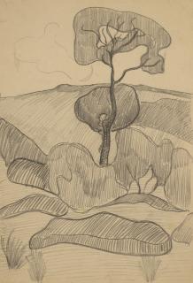 Mogens Ballin - Paysage (recto; verso)