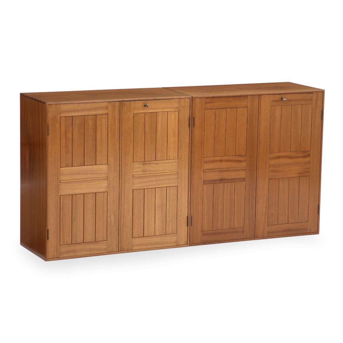 Mogens Koch - A pair of cabinets of solid mahogany