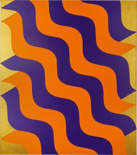 Mohamed Melehi - Mocharableh (Purple And Orange)
