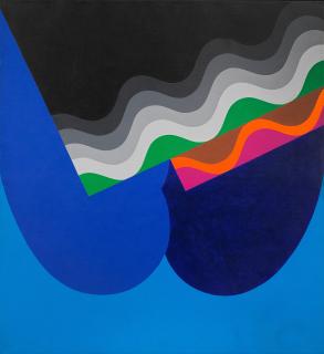 Mohamed Melehi - Silver Wave