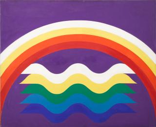 Mohamed Melehi - Untitled (Arc)