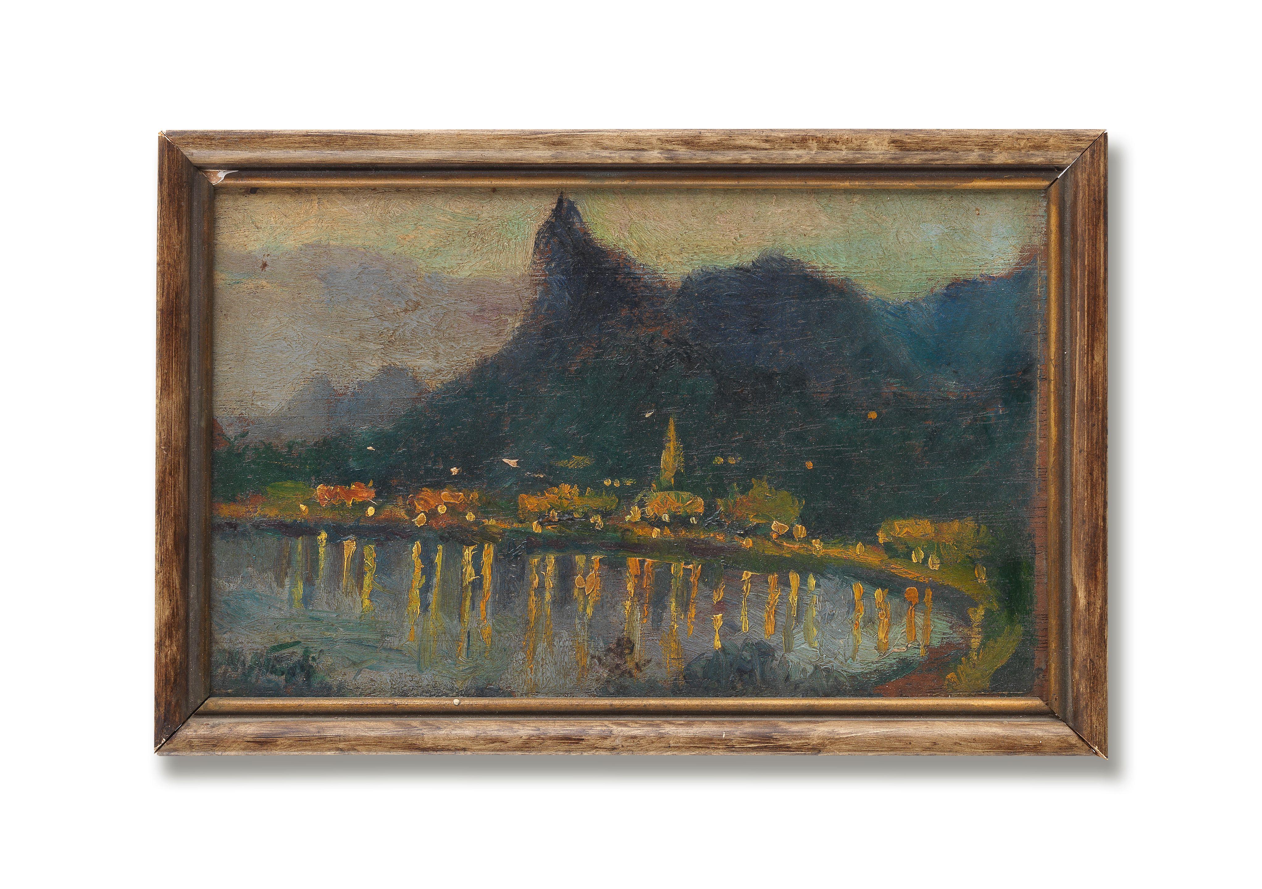 Mohammad Naghi - Nightime Harbour