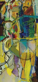 Mohammed Rawas - A Couple, Or Homage To Arshile Gorky