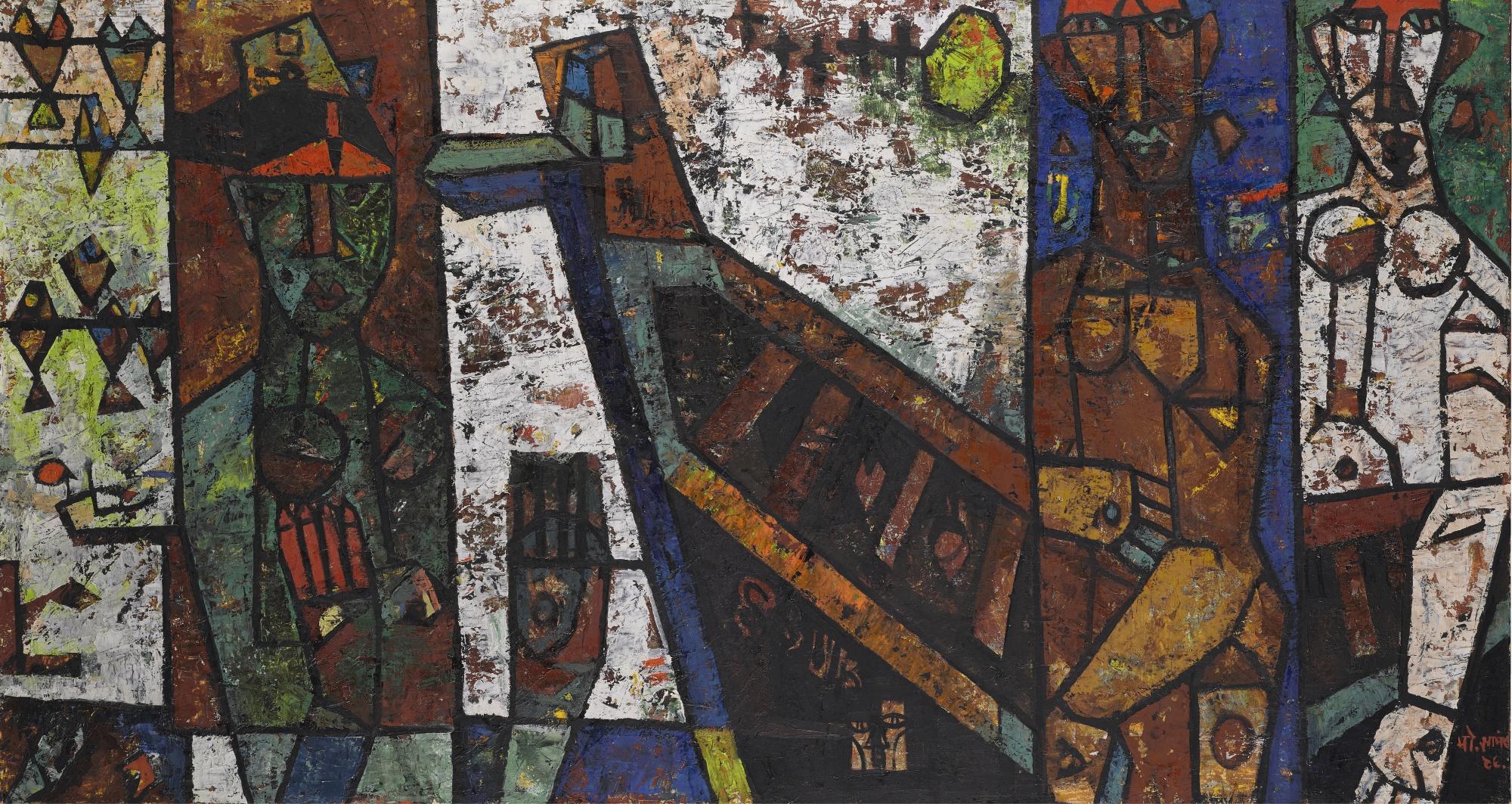 Mohan Samant - Untitled (Fishermen)