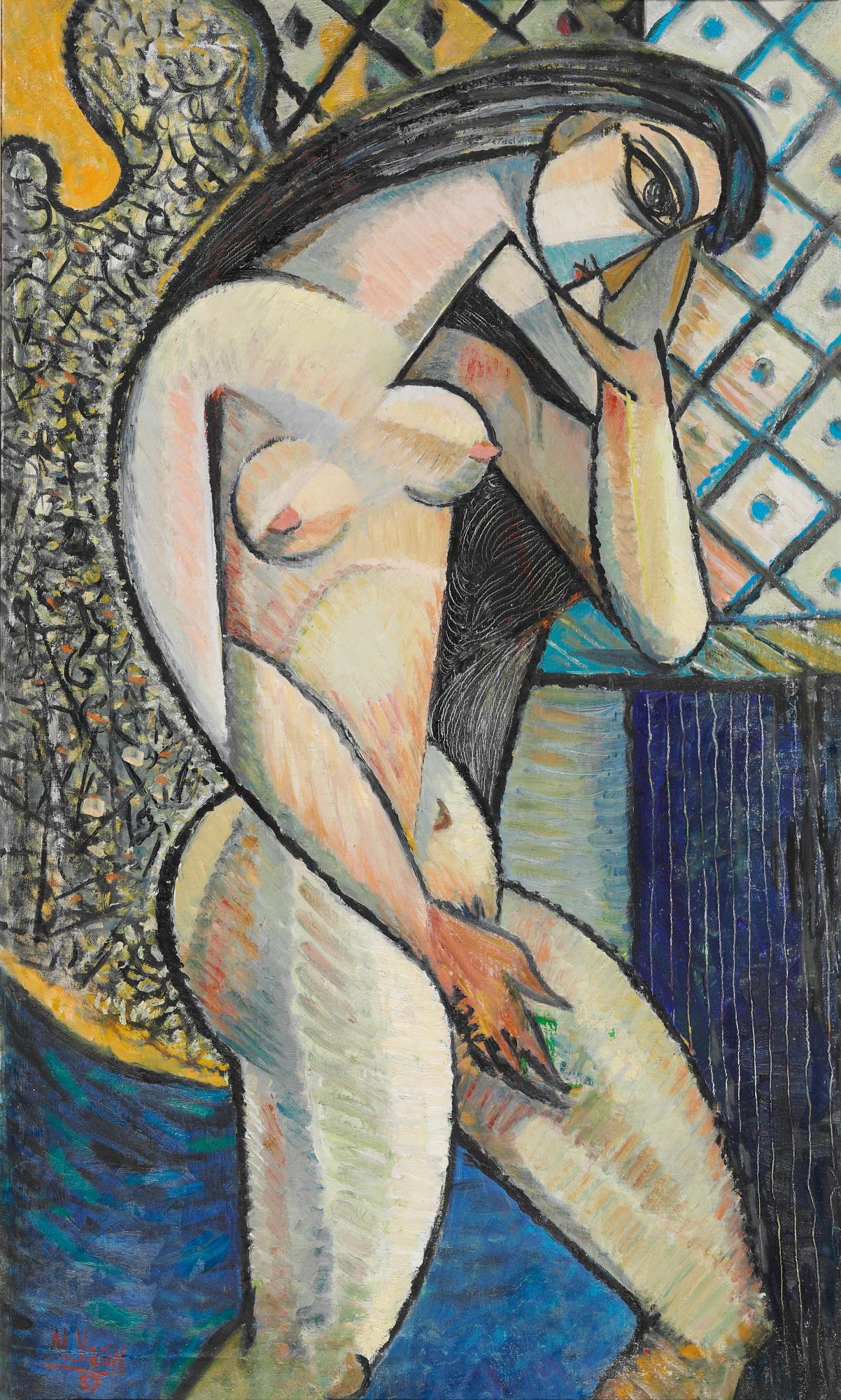 Mohsen Vaziri Moghaddam - Untitled (from the Figurative Series)