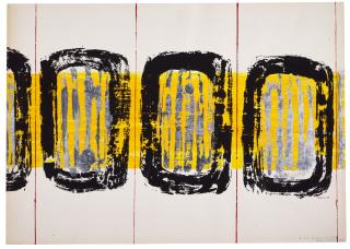 Mohsen Vaziri - Untitled (From the Monotype Series)