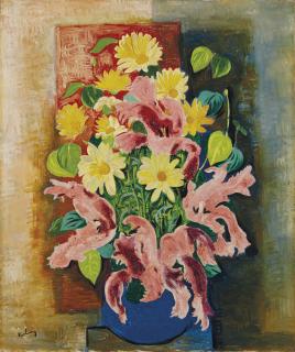 Moïse Kisling - Bouquet de fleurs