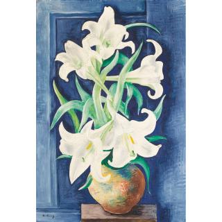 Moïse Kisling - Bouquet De Lys