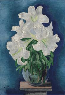 Moïse Kisling - Bouquet de lys