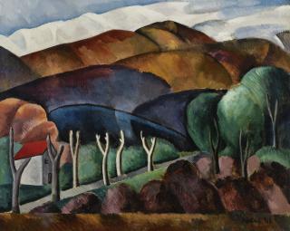 Moïse Kisling - Céret, Vue Sur Le Canigou
