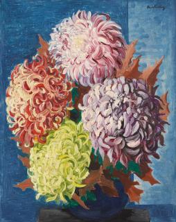 Moïse Kisling - Chrysantèmes