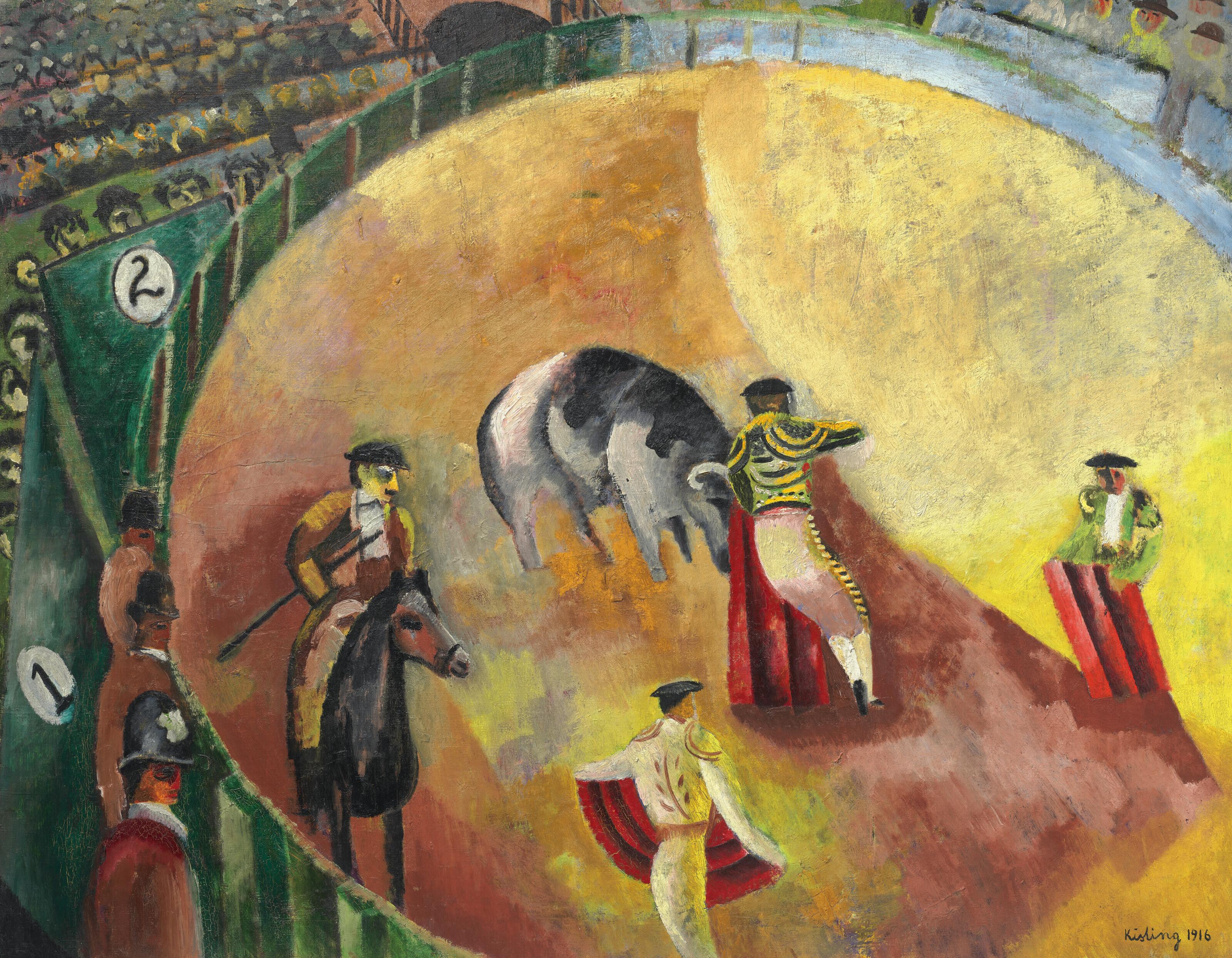 Moïse Kisling - Course de taureaux