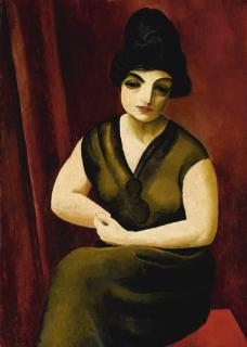 Moïse Kisling - Femme Brune Assise