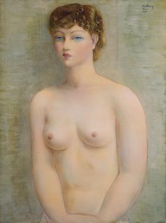 Moise Kisling - Femme nue en buste