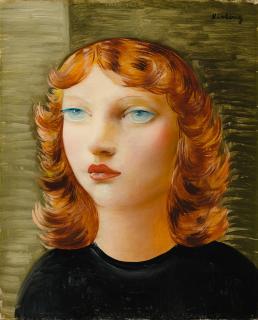 Moïse Kisling - Jeune Fille Rousse