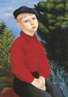 Moise Kisling - Jeune garçon au béret