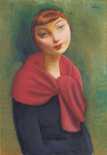 Moise Kisling - La marchande de fleurs