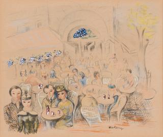 Moïse Kisling - La Rotonde, 1953