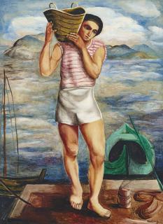 Moïse Kisling - Le Pêcheur