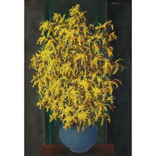 Moïse Kisling - Nature Morte Avec Mimosas