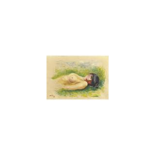 Moïse Kisling - Nu Allongé Sur L\'Herbe