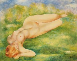 Moise Kisling - Nu allongé